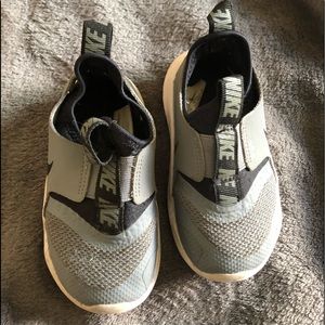 Nike grey slip on shoes